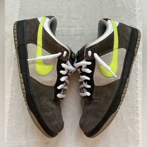 Pre-owned Nike Dunk Low 6.0 Fog Grey And Pale Green. 2007 Rare. Men’s 10.5